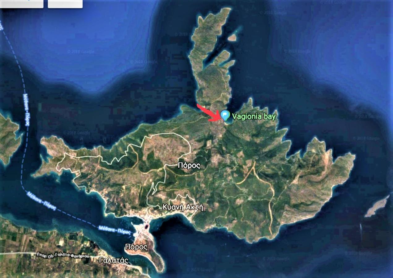 Private Beach House Irene Mare Poros Town المظهر الخارجي الصورة
